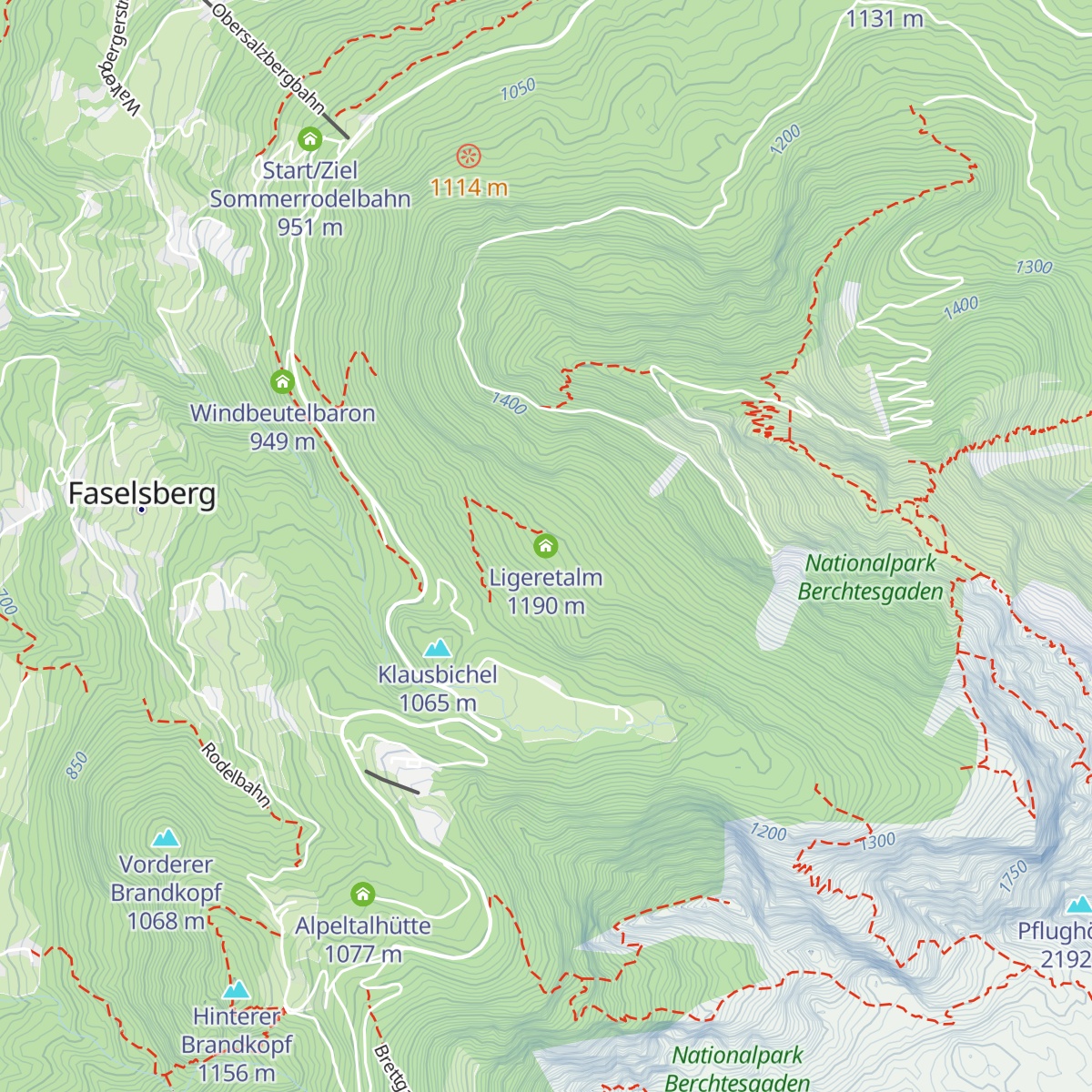 Ligeretalm map