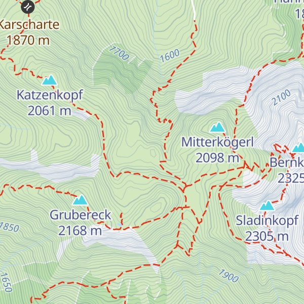 Map of Lieskaralm