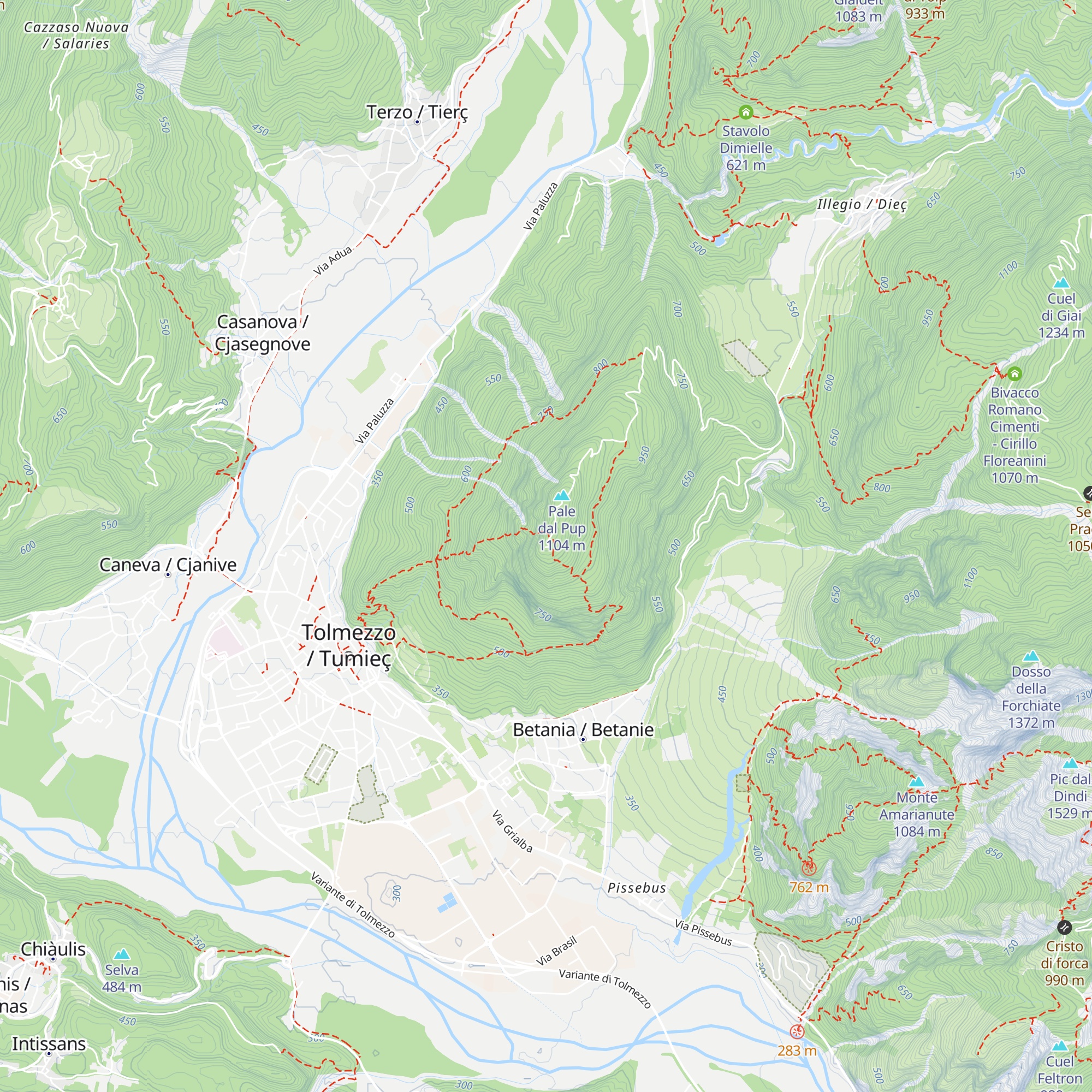 Rai Way Stazione di Tolmezzo map