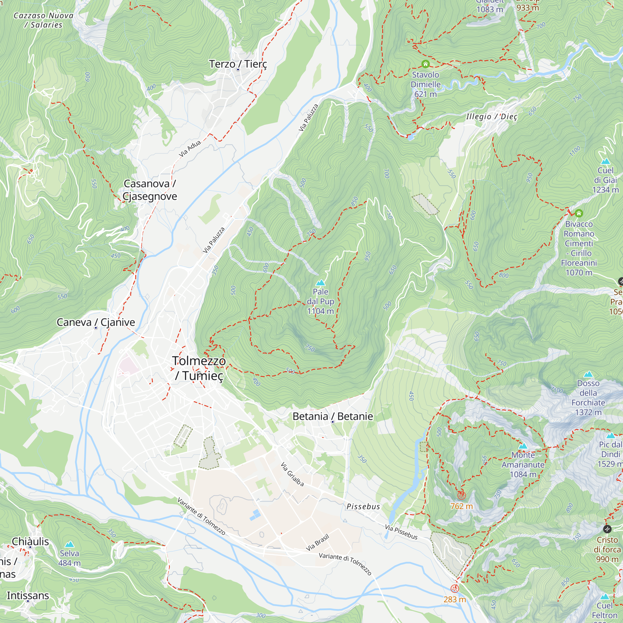 Rai Way Stazione di Tolmezzo map