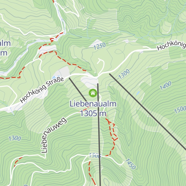 Map of Liebenaualm