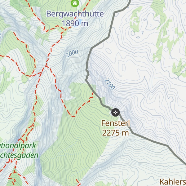 Map of Kahlersberg