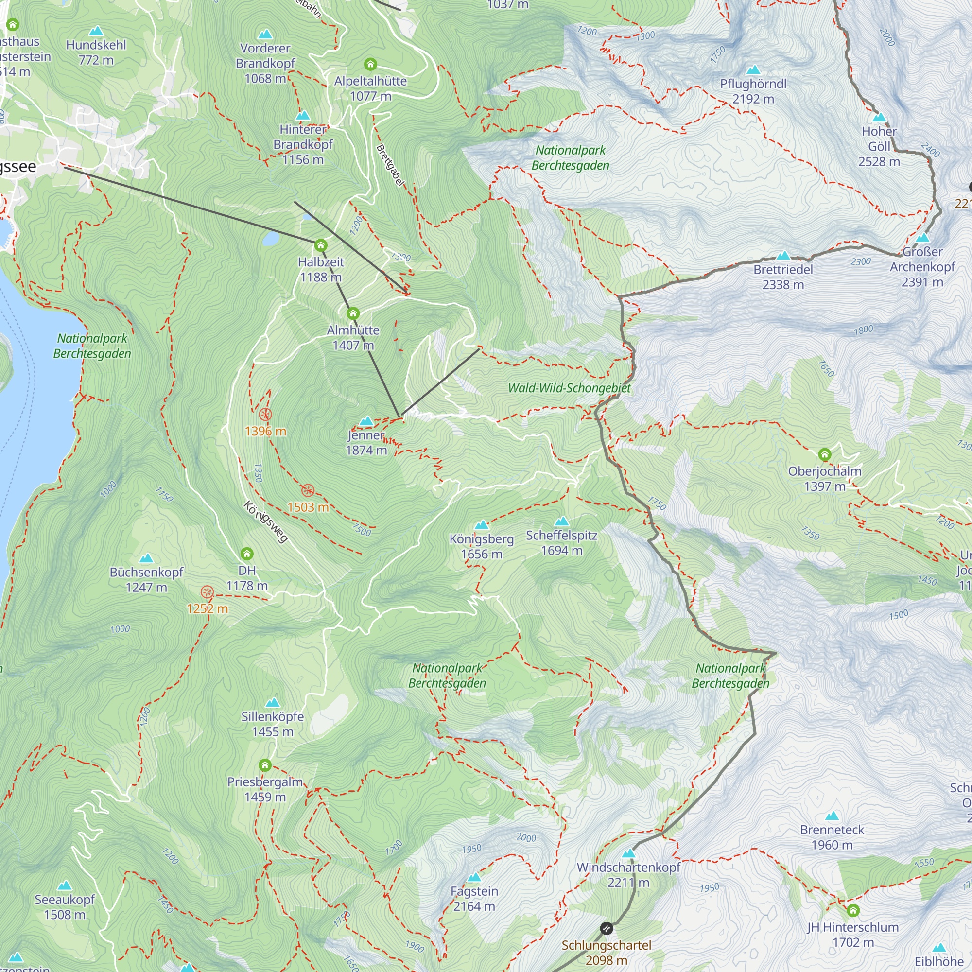 Hafnerkaser map