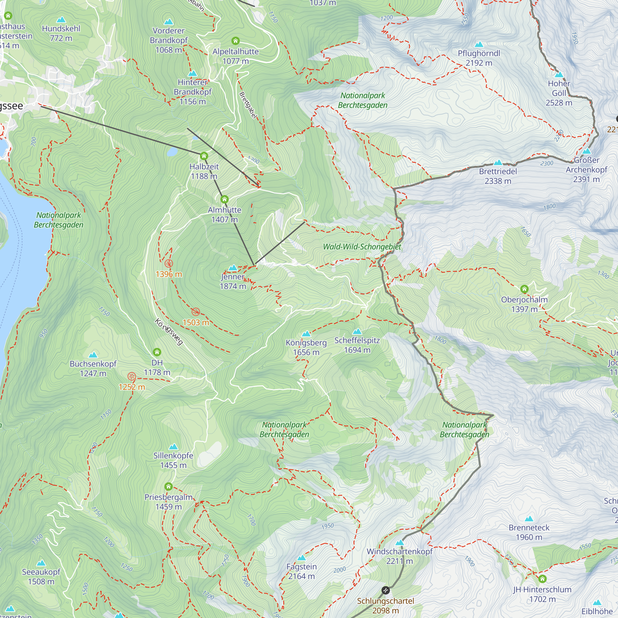 Hafnerkaser map