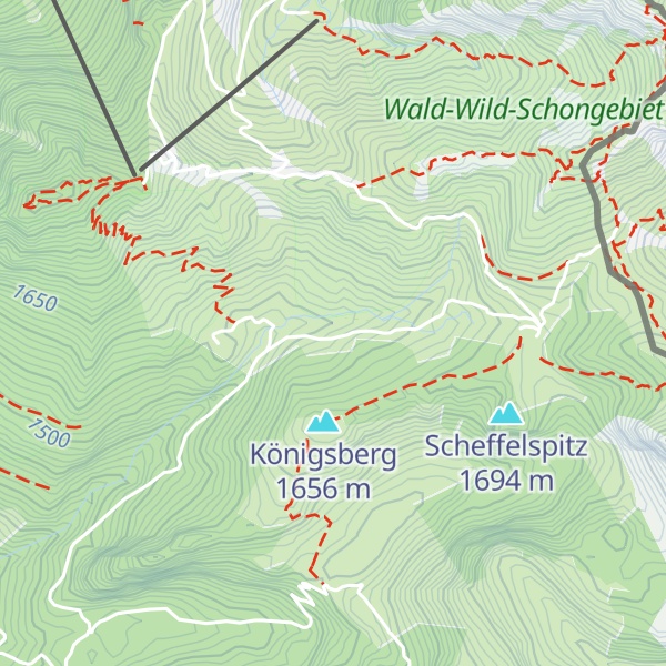 Map of Hafnerkaser