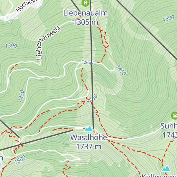 Map of Zachhof Alm