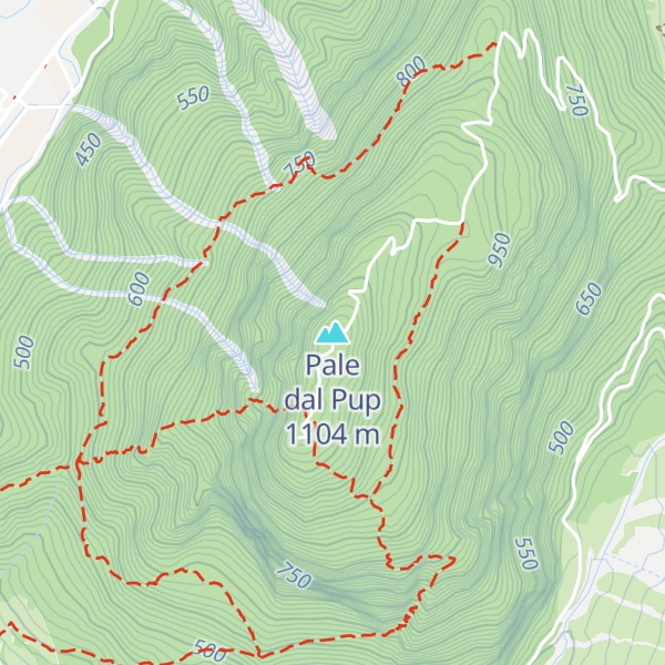 Map of Pale dal Pup