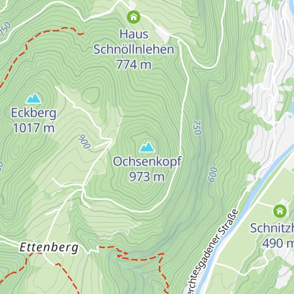 Map of Ochsenkopf