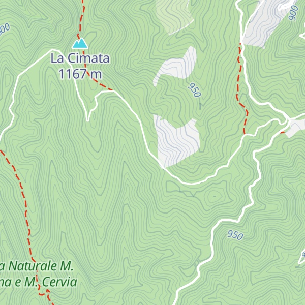 Map of Colle Ciccia