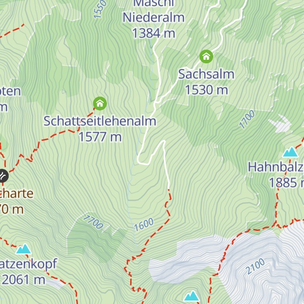 Map of Hinterwinkelstoff Hochalm
