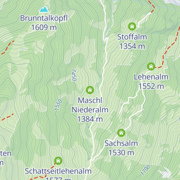 Map of Maschl Niederalm