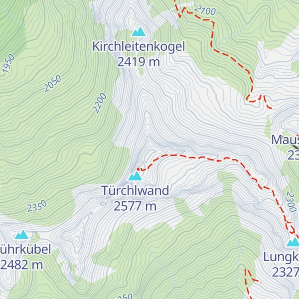 Map of Siebenspitz