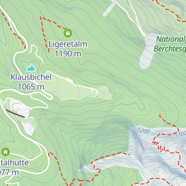 Map of Scharitzkehlalm