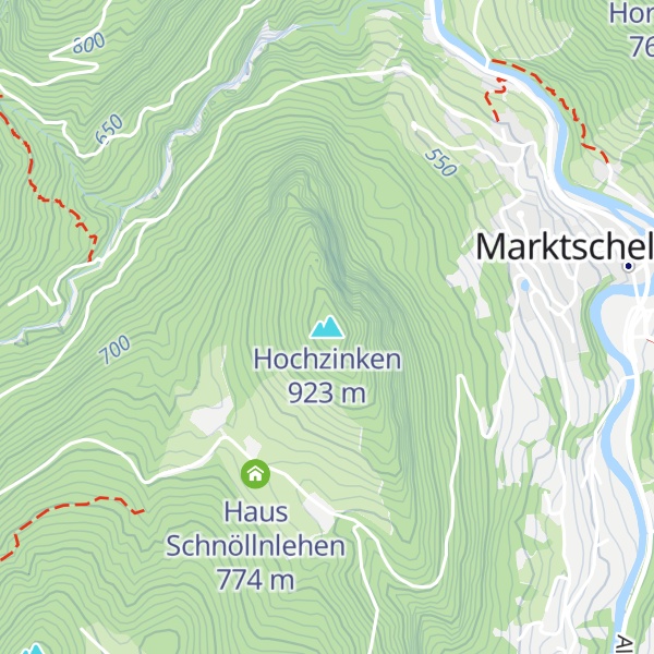 Map of Hochzinken
