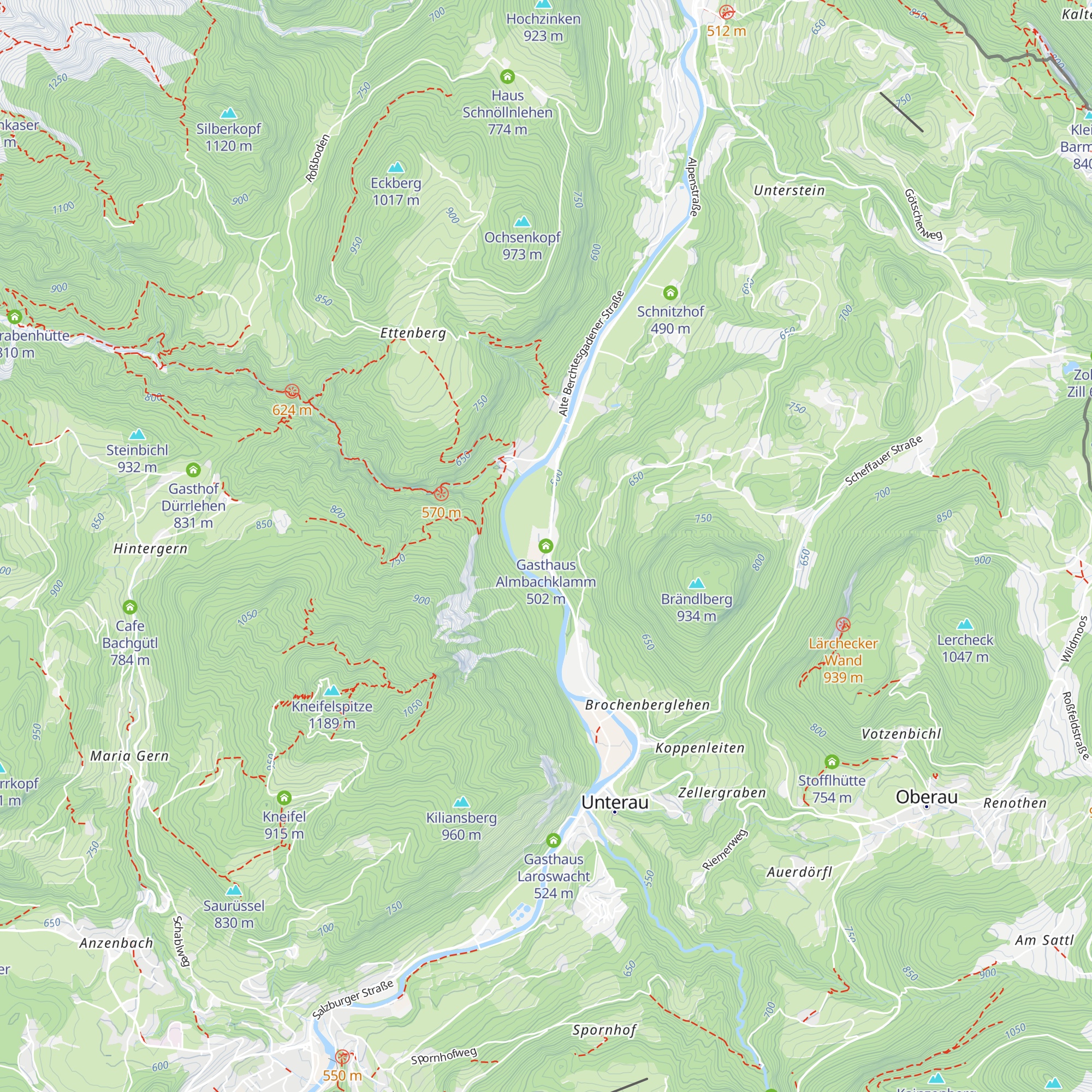 Gasthaus Almbachklamm map