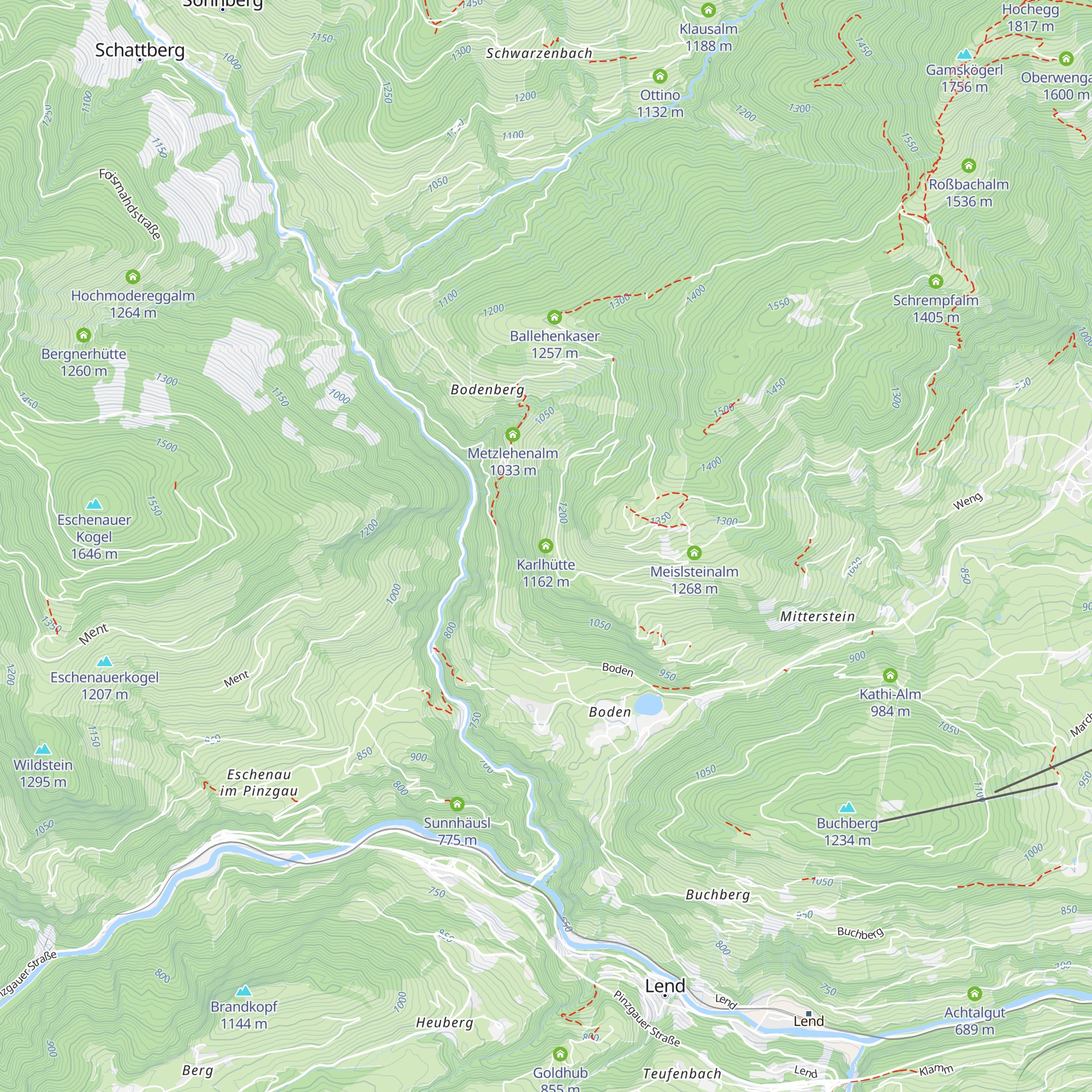 Karlhütte map