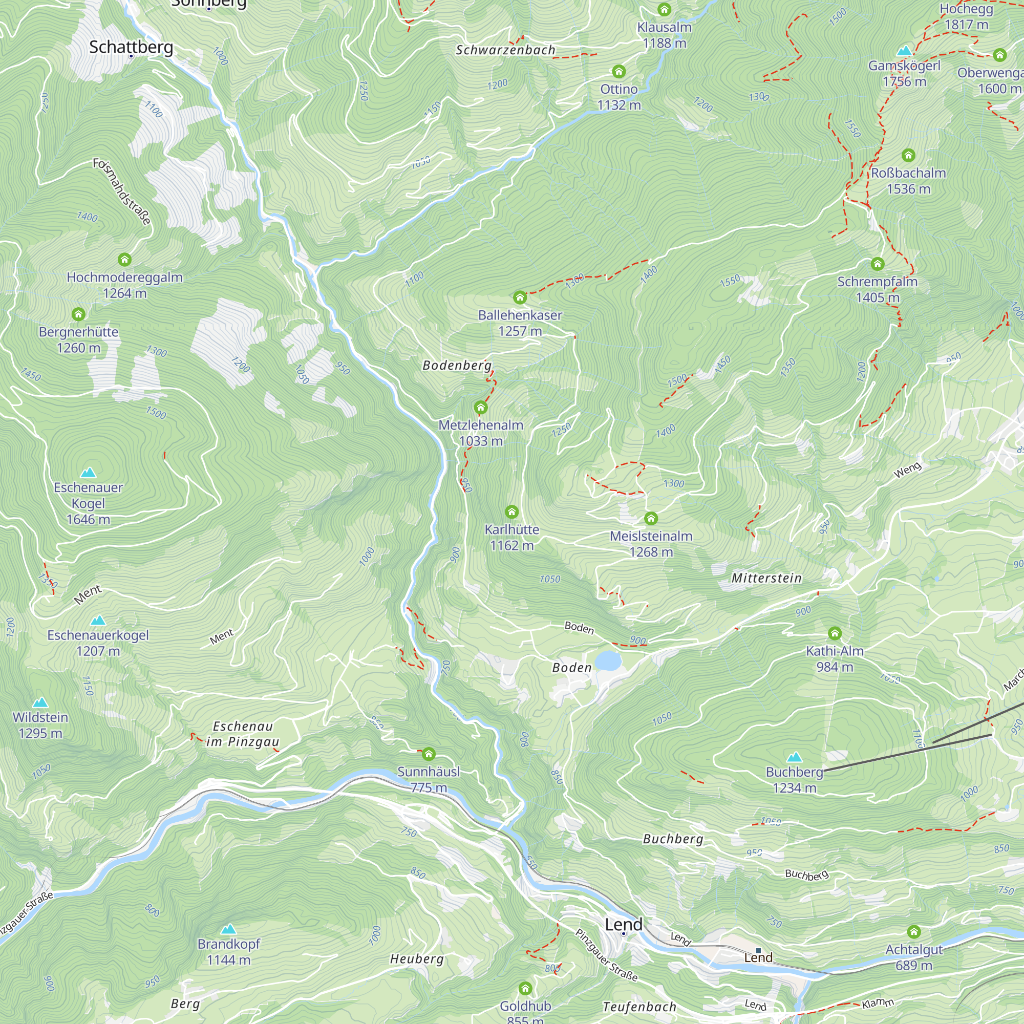 Karlhütte map
