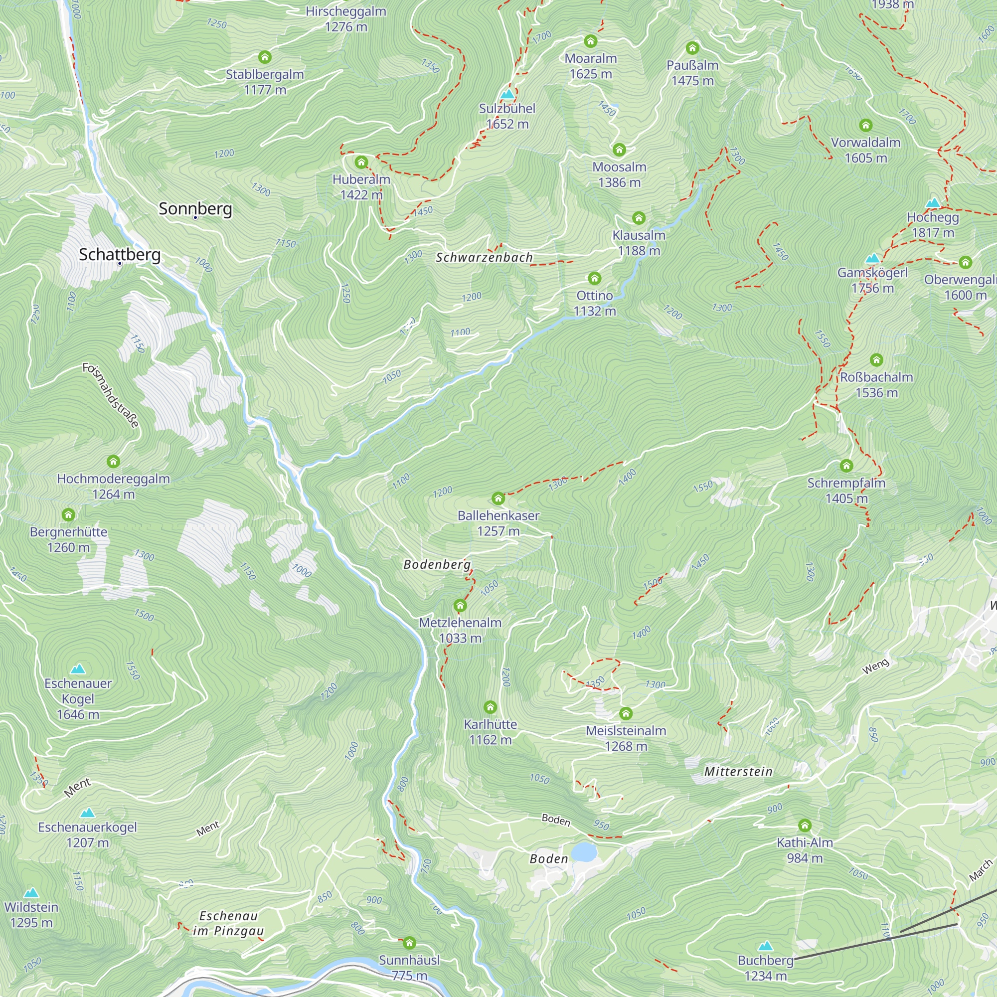 Ballehenkaser map