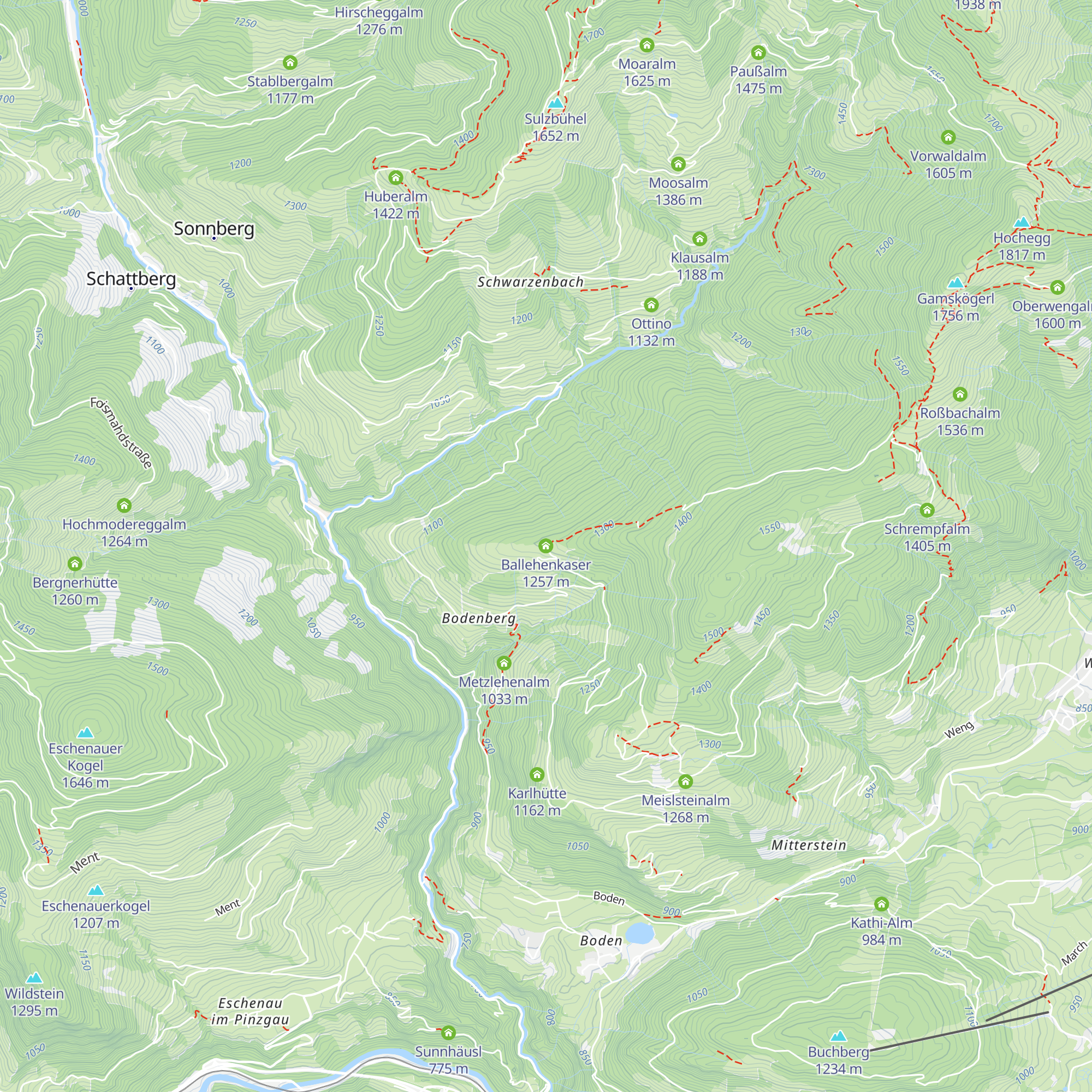 Ballehenkaser map