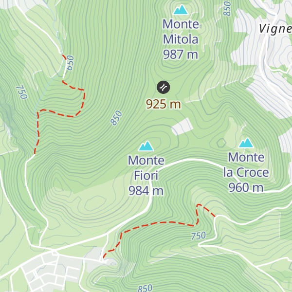 Map of Monte Fiori
