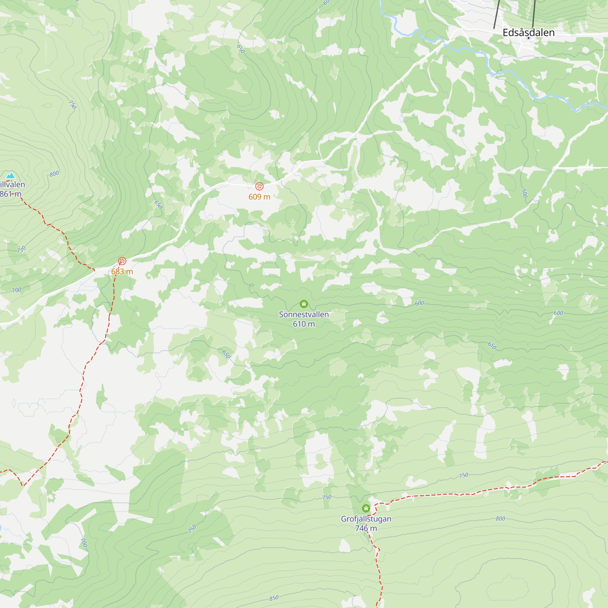 Sönnestvallen map