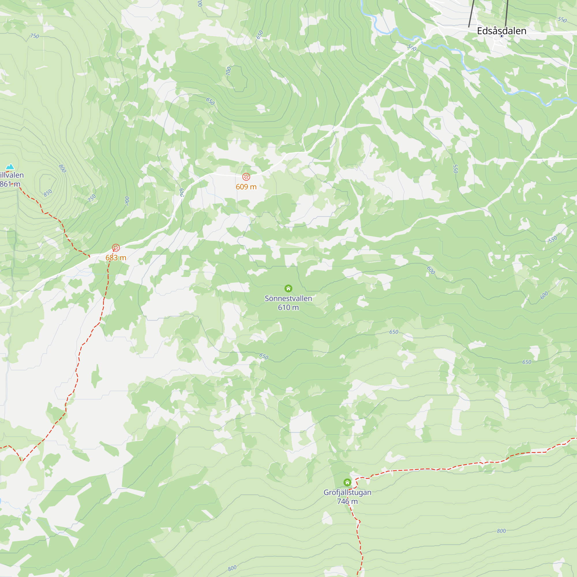 Sönnestvallen map