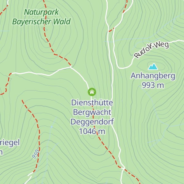 Map of Diensthütte Bergwacht Deggendorf