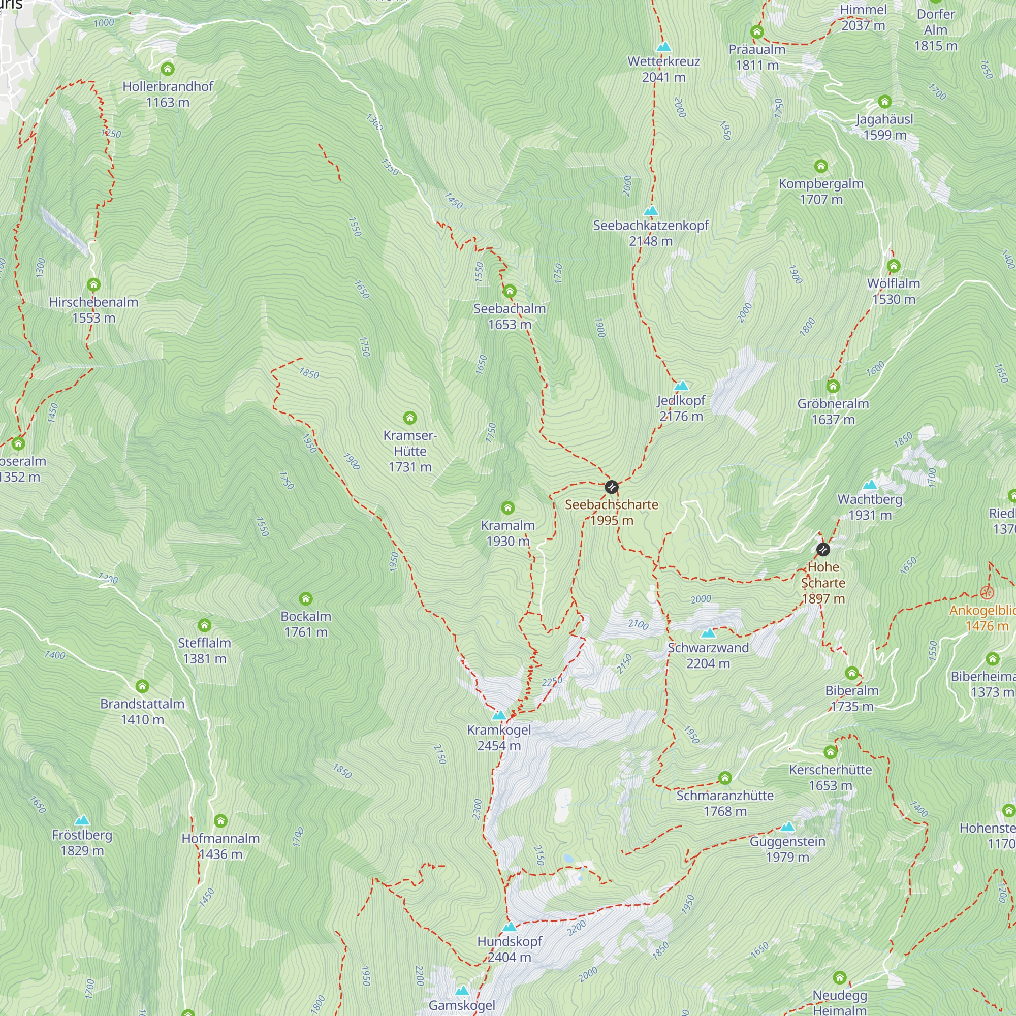 Kramalm map
