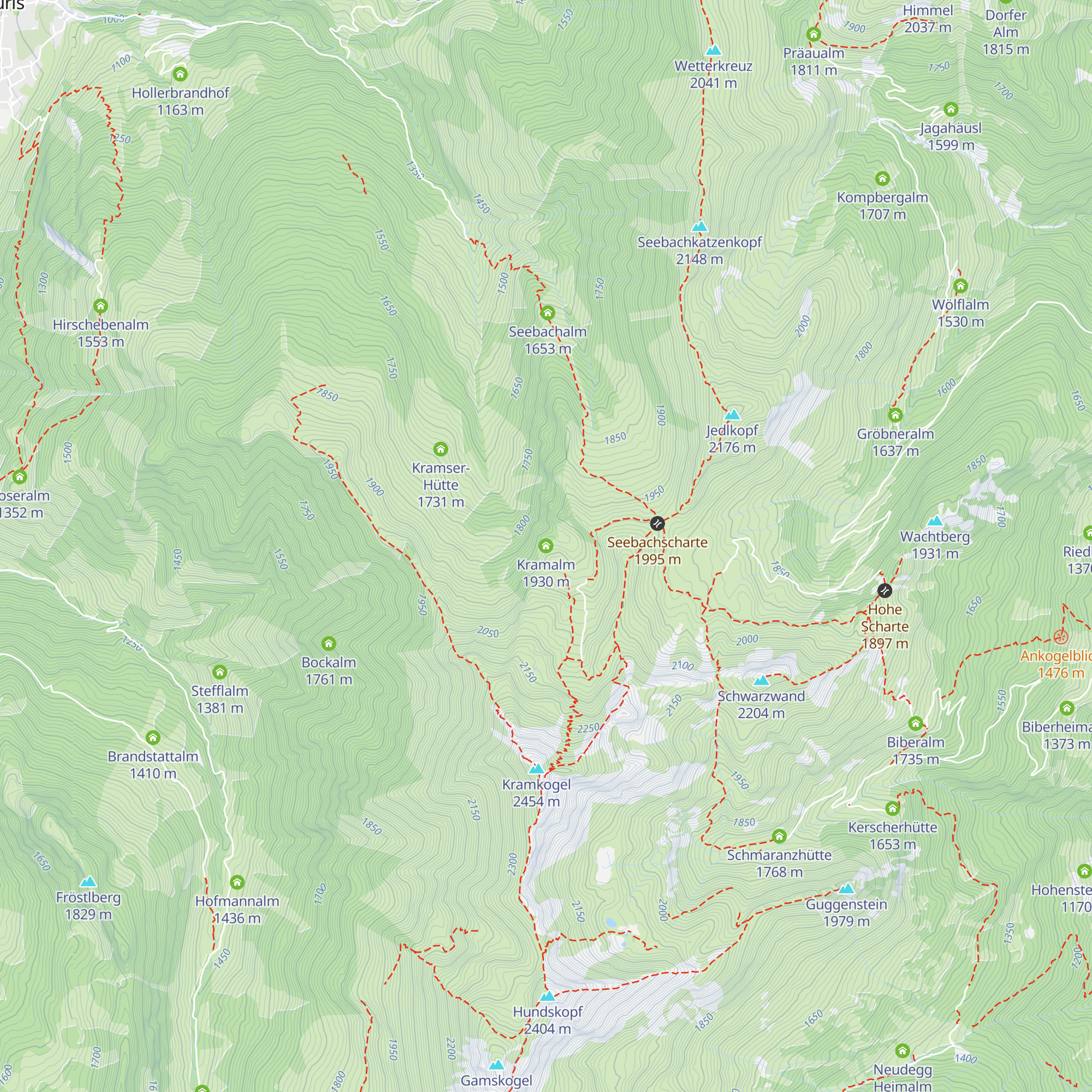 Kramalm map