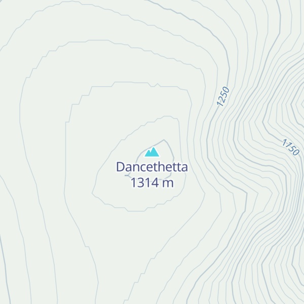 Map of Dancethetta