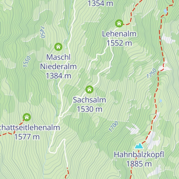 Map of Sachsalm