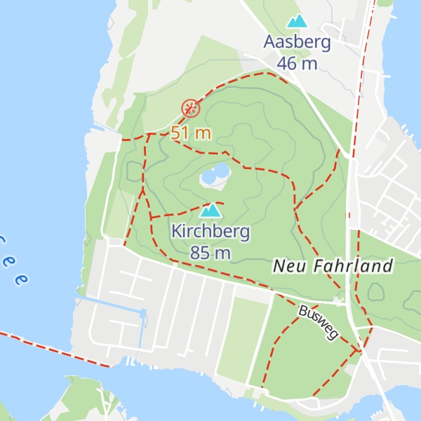 Map of Kirchberg