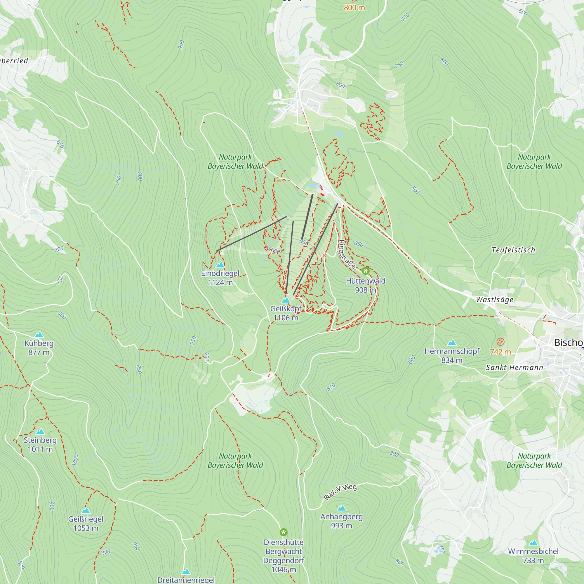 Geisskopfhütte map