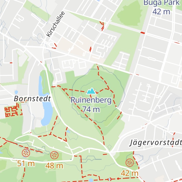 Map of Ruinenberg