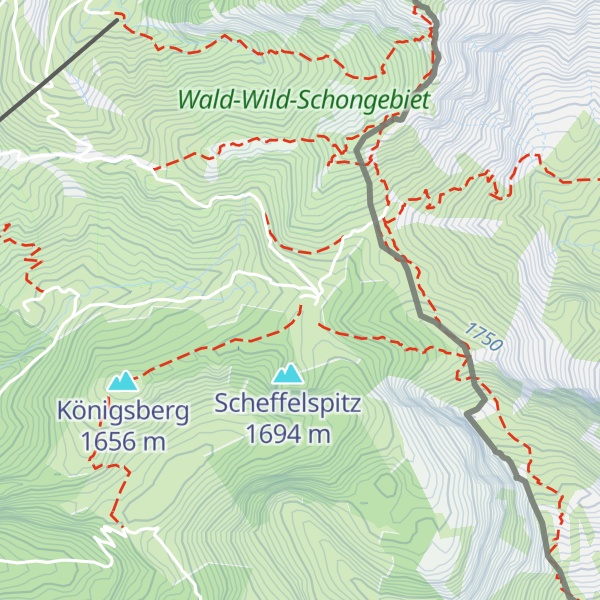 Map of Schneibsteinhaus