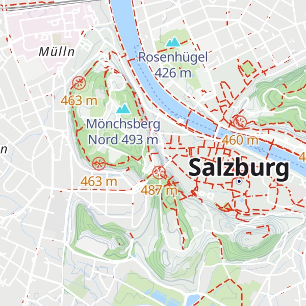 Map of Stadt Alm