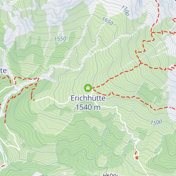 Map of Erichhütte