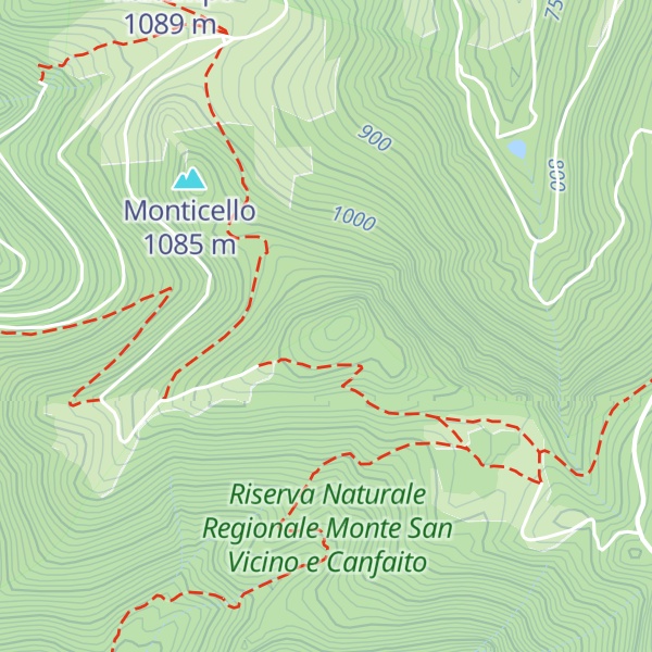 Map of Monte Cipollara