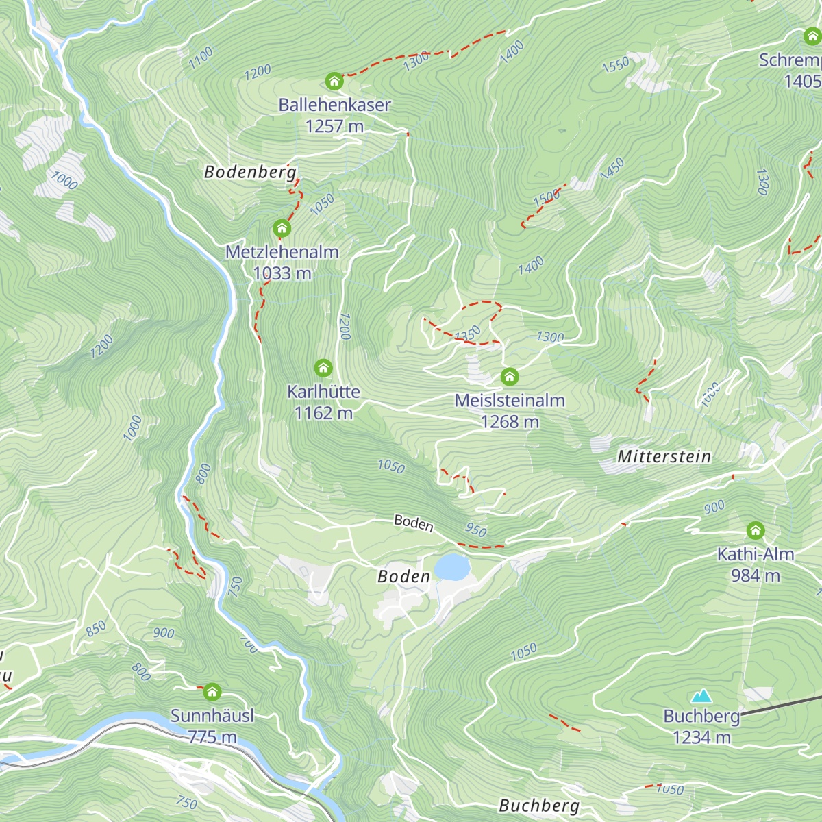 Hackeralm map
