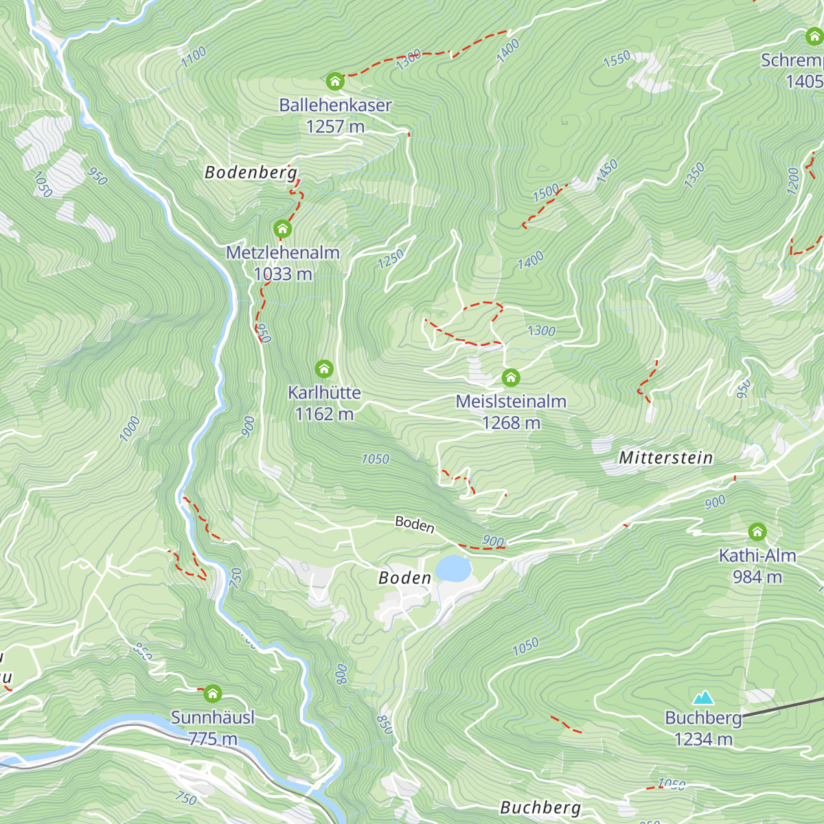 Hackeralm map