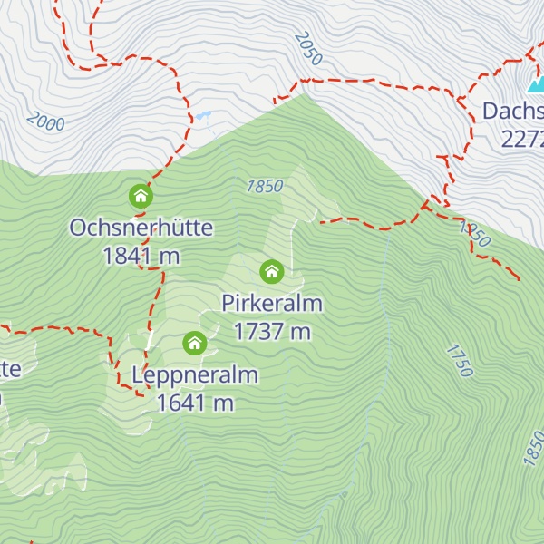 Map of Pirkeralm