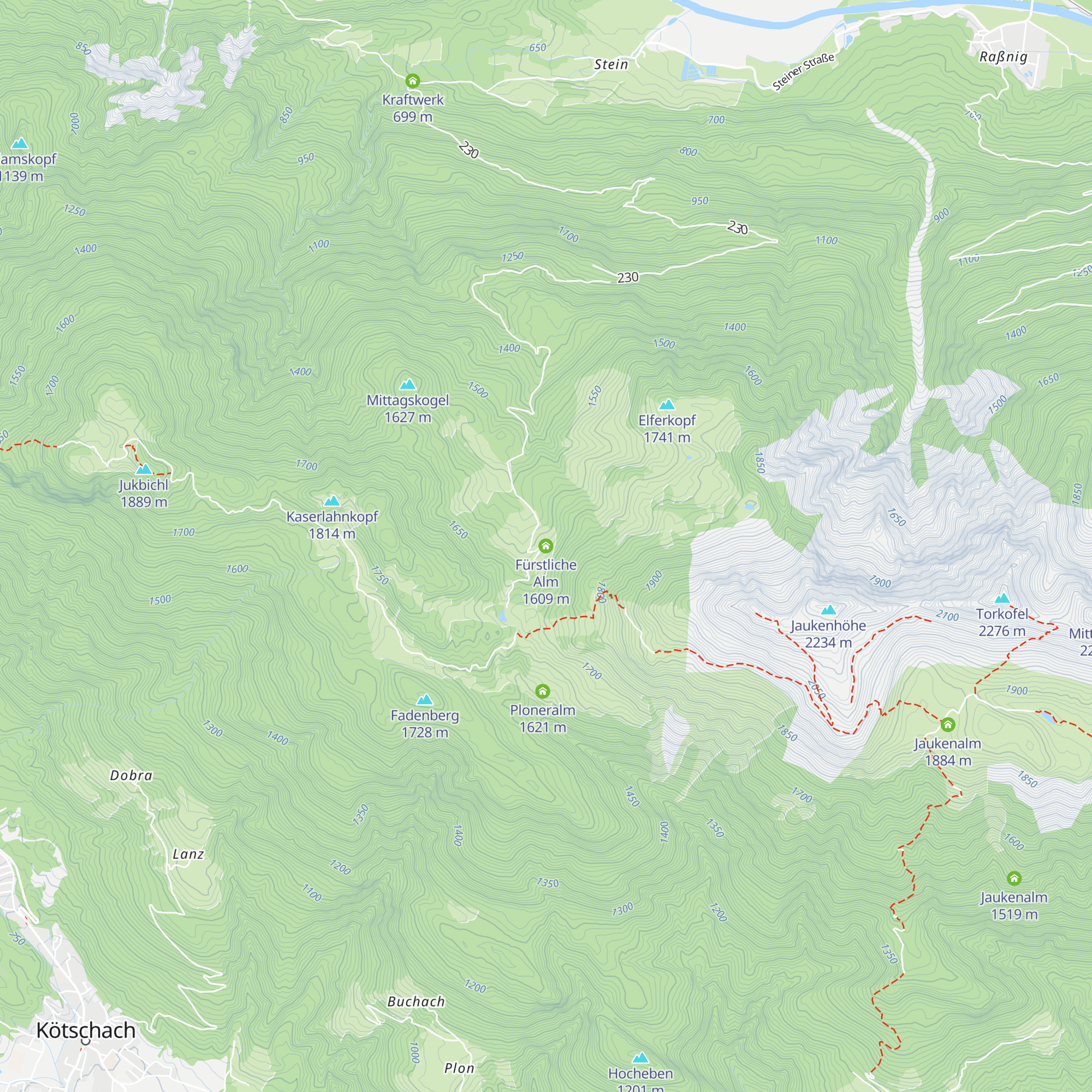 Fürstliche Alm map
