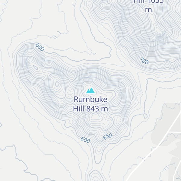 Map of Rumbuke Hill