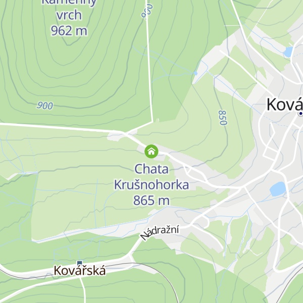 Map of Chata Krušnohorka