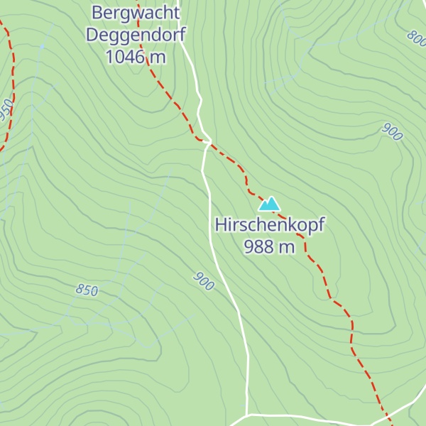 Map of Hochwald - Hütte