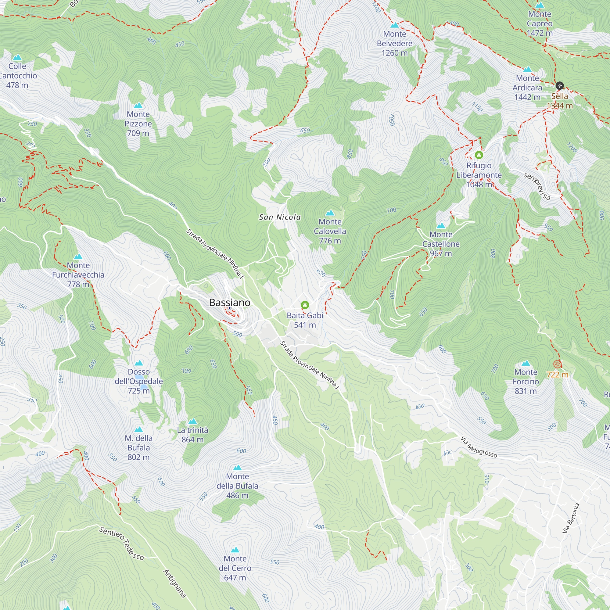 Baita Gabi map