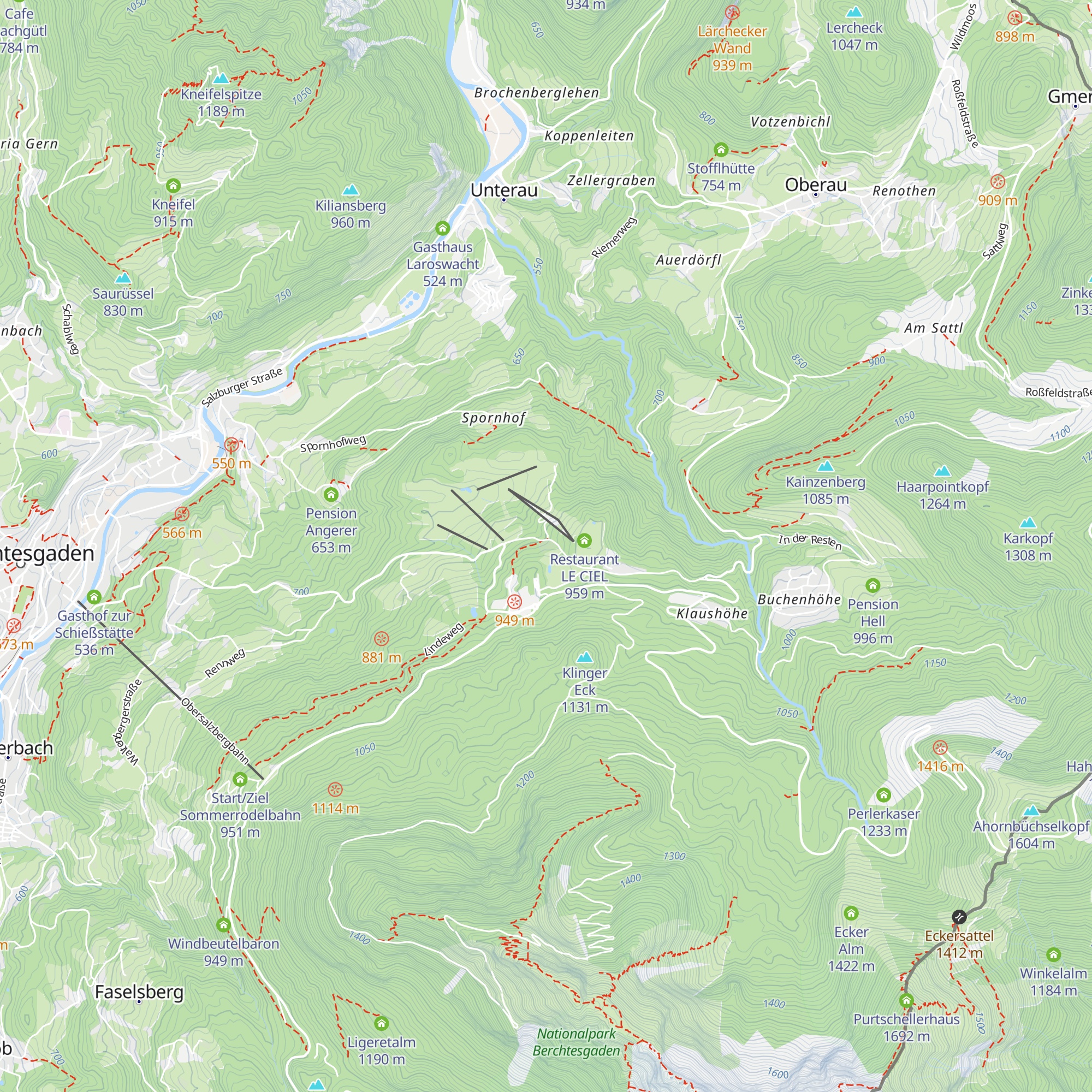 Hotel Zum Türken map