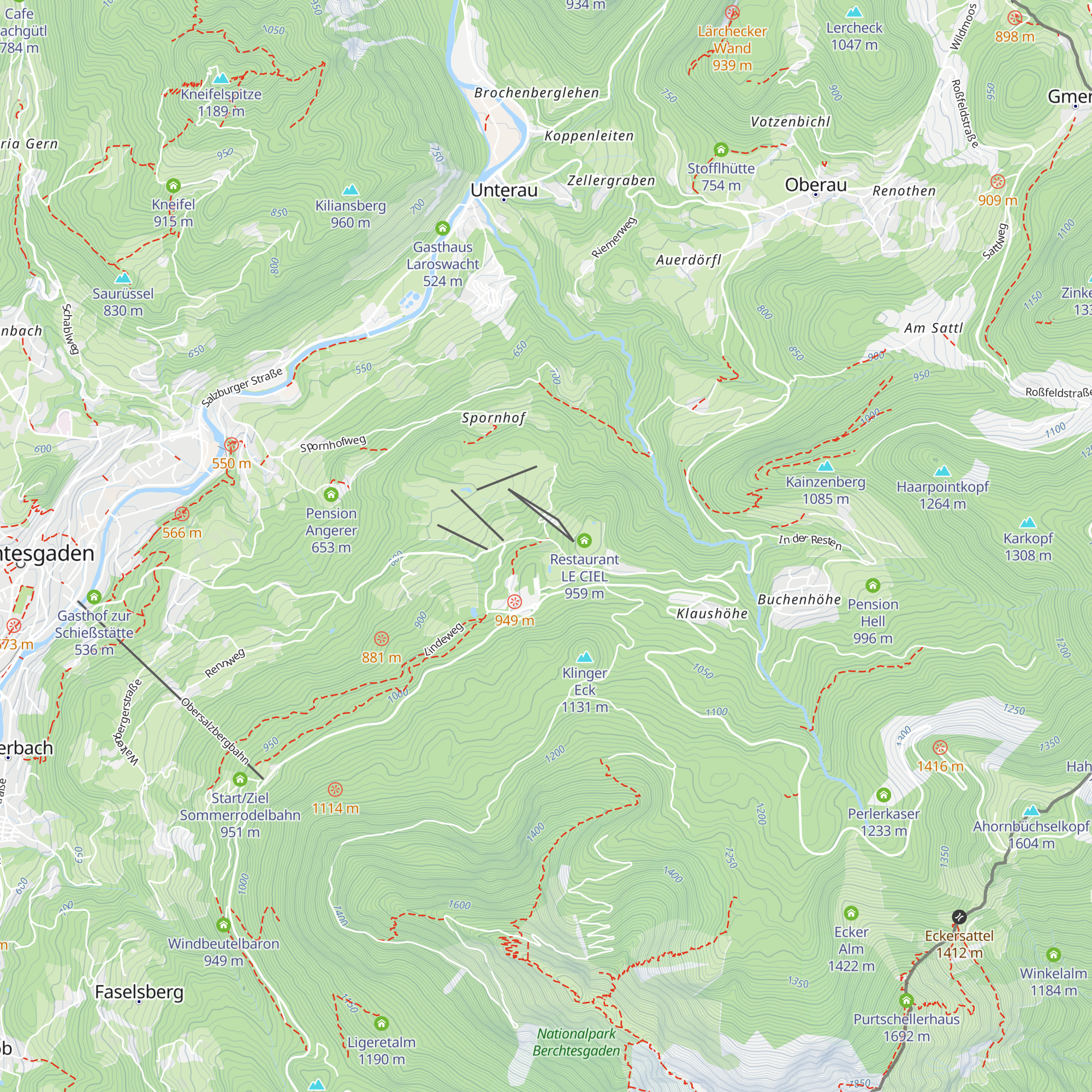 Hotel Zum Türken map