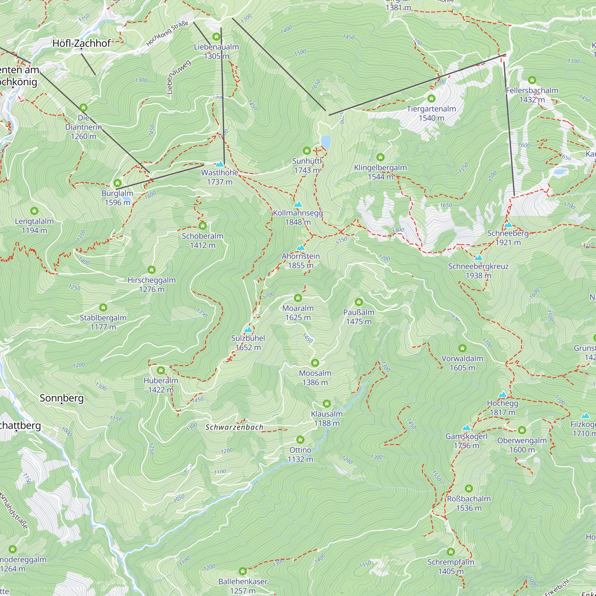 Moaralm map