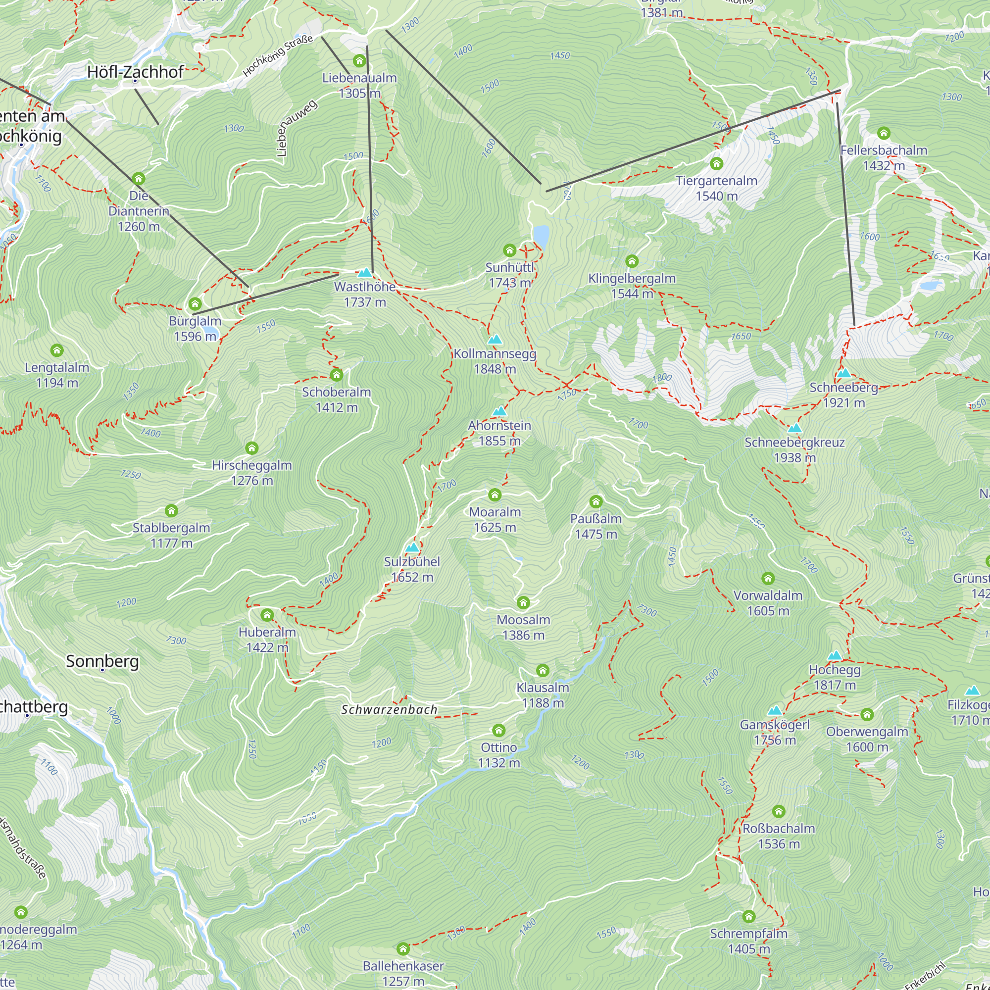 Moaralm map